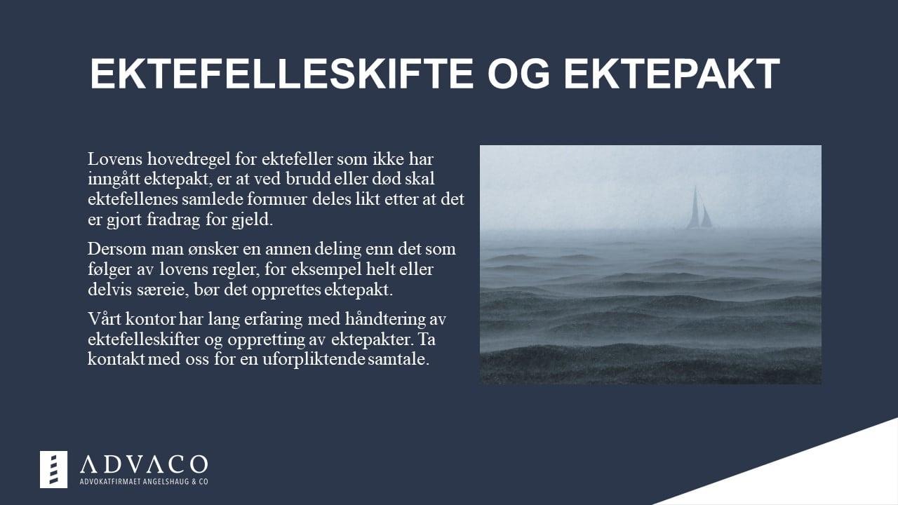 Ektefelleskifte og ektepakt med tekst om lovens betydning og prosessen for deling av eiendeler ved skilsmisse.