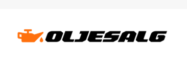 Oljesalg-logo med en oljekanne og dråpe, representerer salg av oljeprodukter.