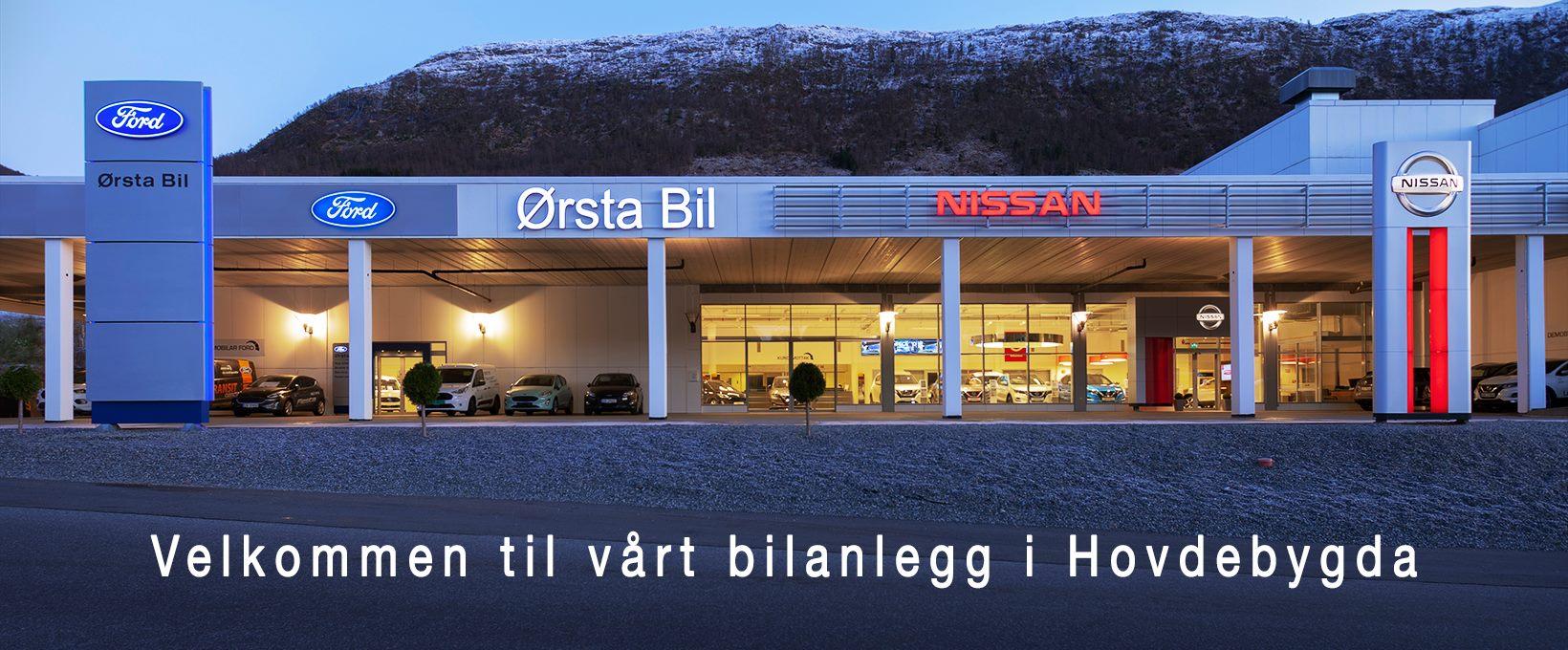 Velkommen til Ørsta Bil, en bilforhandler med Ford og Nissan i Hovdebygda.