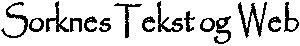 Sorknes Tekst og Web