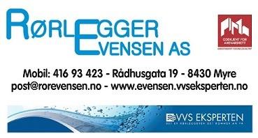 RØRLEGGER EVENSEN AS