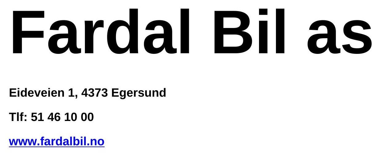 Fardal Bil AS (SjekkPunkt)