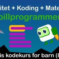 Kreativitet, koding og matematikk i et kodekurs for barn med spillprogrammering.