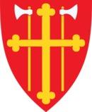 Den norske Kirke Ringsaker kirkelige fellesråd Brumunddal logo