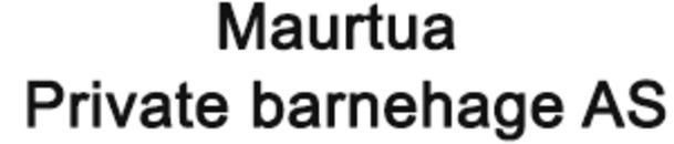 Maurtua Private barnehage AS logo