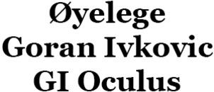 Øyelege Goran Ivkovic GI Oculus logo