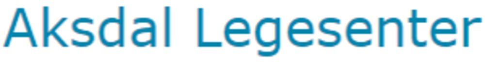 Aksdal Legesenter logo