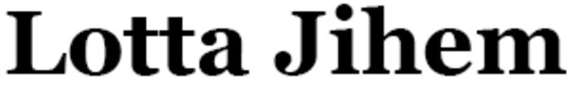 Lotta Jihem logo