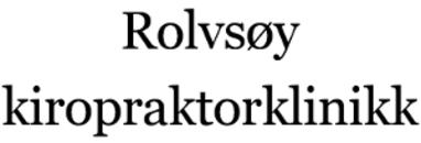 Rolvsøy Kiropraktorklinikk - Helminsen og Gullstein. logo