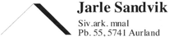 Sandvik Jarle Sivilarkitekt logo