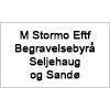 M Stormo Eftf Begravelsesbyrå Seljehaug og Sandø
